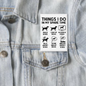 Badge Choses que je fais pendant mon temps libre Chiens (Insitu)