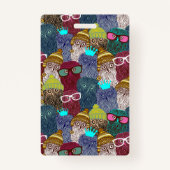 Badge Chouette dans la couronne (Dos)