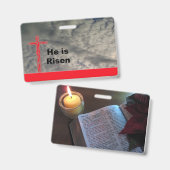 Badge chrétien (Recto et verso)