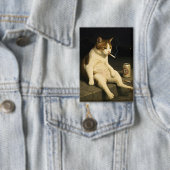 Badge Cigarette Kitten Funny Smoking Cat Gen Z Meme (Insitu)