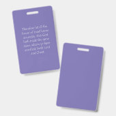 Badge Citation de l'Écriture Actes 2 36 (Avant & arrière)