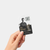 Badge Citation de logo de carte d'identité moderne et él (Manuel / portable)