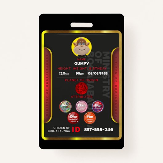 Badge citoyen (Devant)