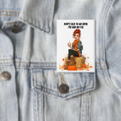 Badge Citrouille Spice Latte - Ms Sass (Insitu)