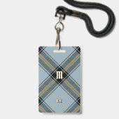 Badge Clan Bell Tartan (Avant avec lanière)