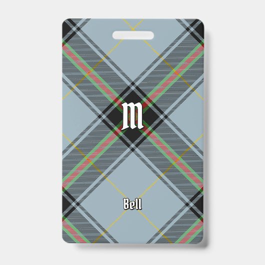 Badge Clan Bell Tartan (Avant)