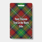 Badge Clan Boyd Tartan (Arrière)