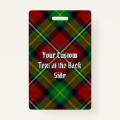 Badge Clan Boyd Tartan (Dos)