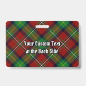 Badge Clan Boyd Tartan (Back)