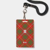 Badge Clan Bruce Tartan (Avant avec lanière)