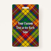 Badge Clan Buchanan Tartan (Dos)
