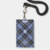 Badge Clan Clark Tartan (Face avec cordon)