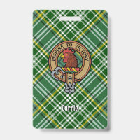 Clan Currie Crête de coq sur Tartan