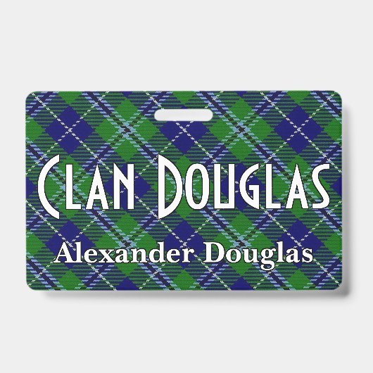 Badge Clan Douglas Tartan (Avant)