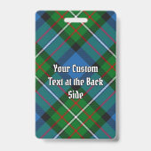 Badge Clan Ferguson Crest sur Tartan (Dos)