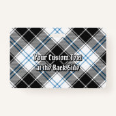 Badge Clan Forbes Crest sur la robe Tartan (Dos)