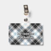 Badge Clan Forbes robe Tartan (Back with Clip)