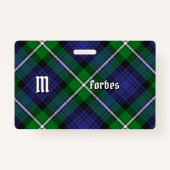 Badge Clan Forbes Tartan (Devant)
