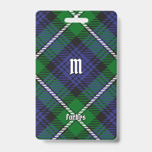 Badge Clan Forbes Tartan