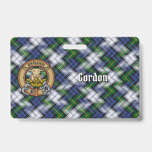Badge Clan Gordon Crest sur le tatan de robe