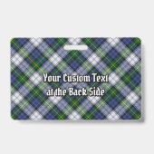 Badge Clan Gordon Crest sur le tatan de robe (Arrière)