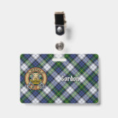 Badge Clan Gordon Crest sur le tatan de robe (Avant avec clip)