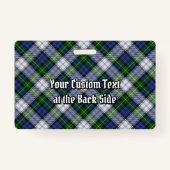 Badge Clan Gordon Crest sur le tatan de robe (Dos)