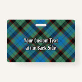 Badge Clan Guthrie Crest sur Tartan (Dos)