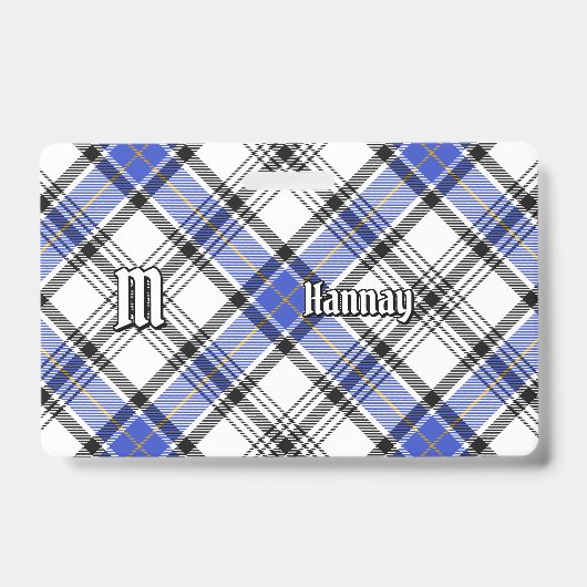 Badge Clan Hannay Tartan (Face)