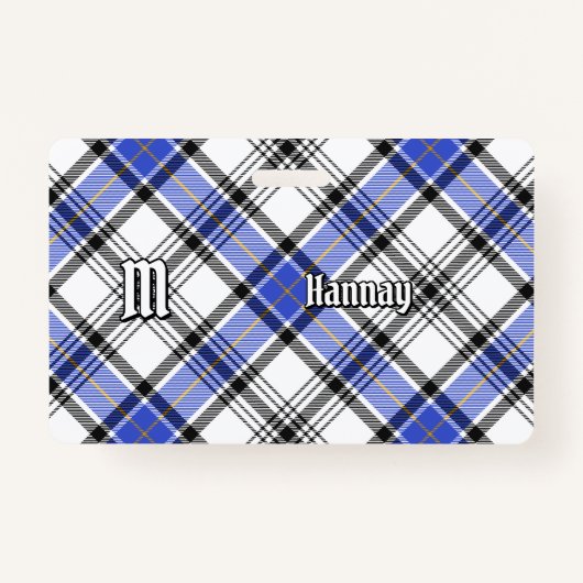 Badge Clan Hannay Tartan (Devant)