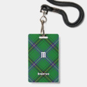 Badge Clan Henderson Tartan (Face avec cordon)