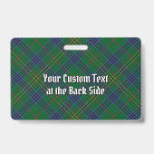 Badge Clan Kennedy Tartan (Arrière)