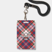 Badge Clan MacFarlane Crest sur le tatan de robe (Arrière avec lanière)
