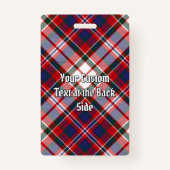 Badge Clan MacFarlane robe Tartan (Dos)