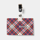 Badge Clan MacFarlane robe Tartan (Avant avec clip)