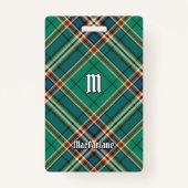 Badge Clan MacFarlane Tartan de chasse antique (Devant)