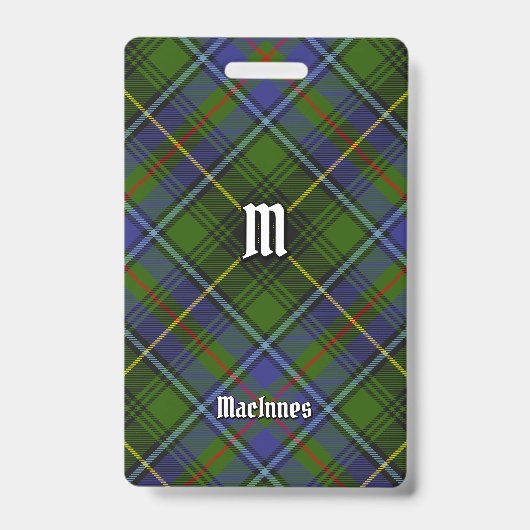 Badge Clan MacInnes Tartan (Avant)