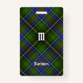 Badge Clan MacInnes Tartan (Devant)
