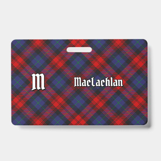 Badge Clan MacLachlan Tartan (Avant)