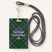 Badge Clan MacMillan Chasse Tartan (Derrière avec lanière)