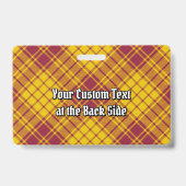 Badge Clan MacMillan robe Tartan (Arrière)