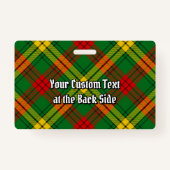 Badge Clan MacMillan Tartan (Dos)