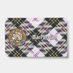 Badge Clan MacPherson Crest sur le tatan de robe