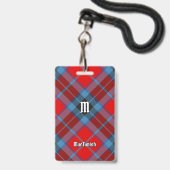 Badge Clan MacTavish Tartan (Face avec cordon)