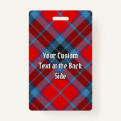 Badge Clan MacTavish Tartan (Dos)