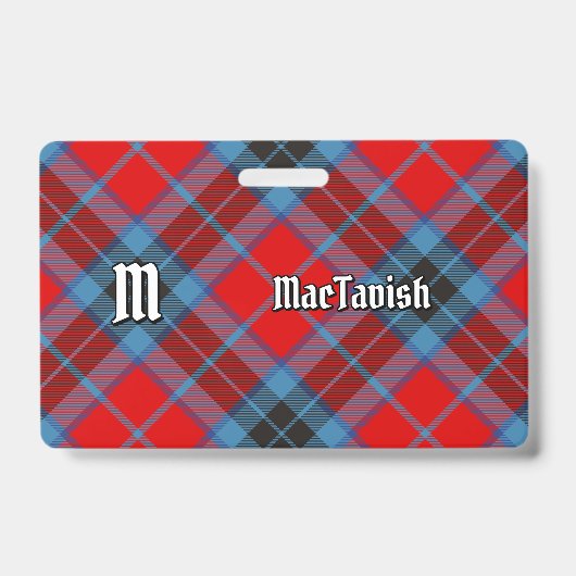 Badge Clan MacTavish Tartan (Avant)