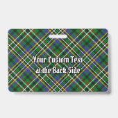 Badge Clan Scott Green Tartan (Back)