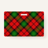 Badge Clan Snappy Kerr Tartan (Dos)