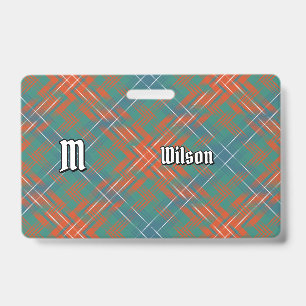 Badge Clan Wilson Ancienne Tartan