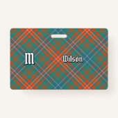 Badge Clan Wilson Ancienne Tartan (Devant)